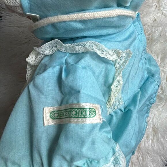 Vintage 1978 Cabbage Patch Doll Blue Eye Blond Hair Original Clothes - Picture 4 of 6